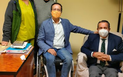 El Director General de la Discapacidad Ignacio Tremiño visita el Hospital de día Lajman